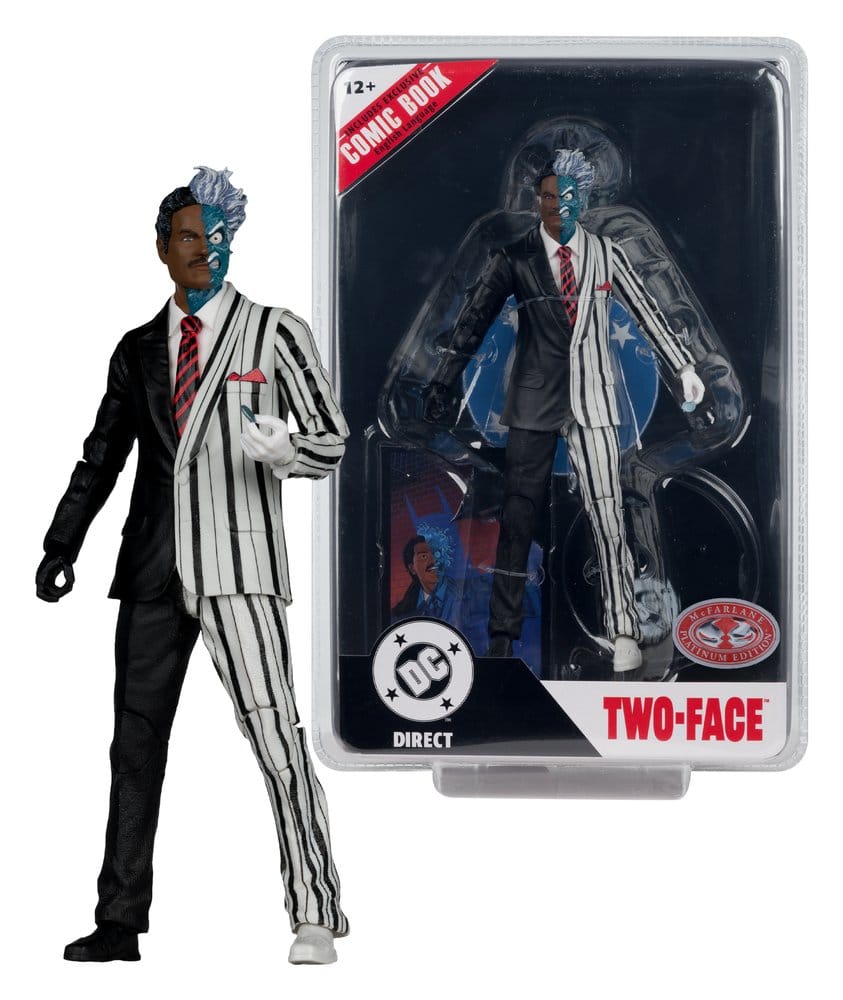 DC Direct Page Punchers Action Figure Two-Face (Batman 89) (Red